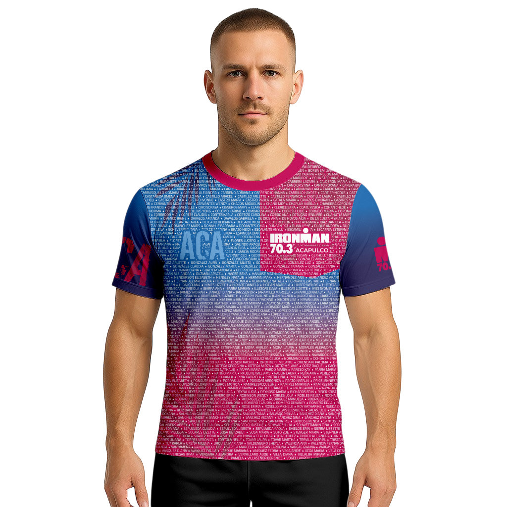 IM 70.3 ACAPULCO 2025 NAME TECH TEE MEN