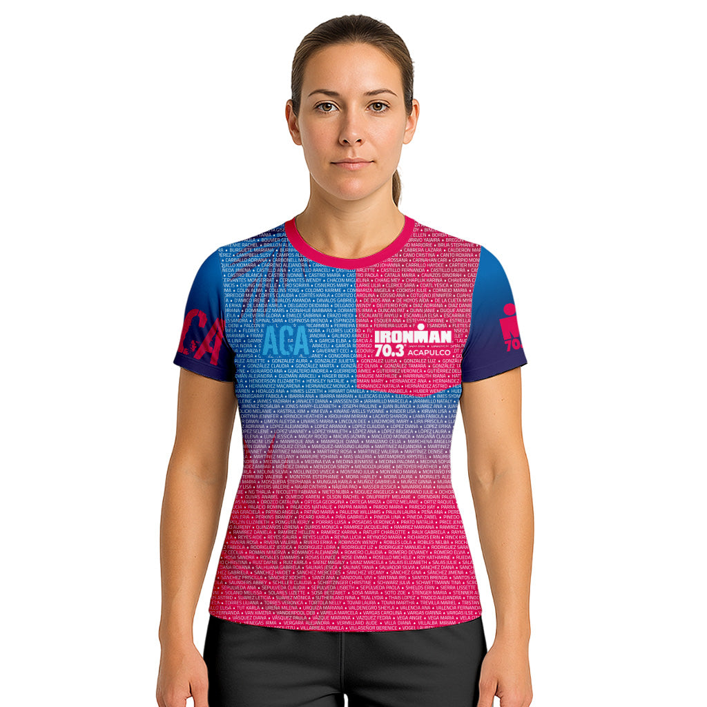 IM 70.3 ACAPULCO 2025 NAME TECH TEE WOMEN