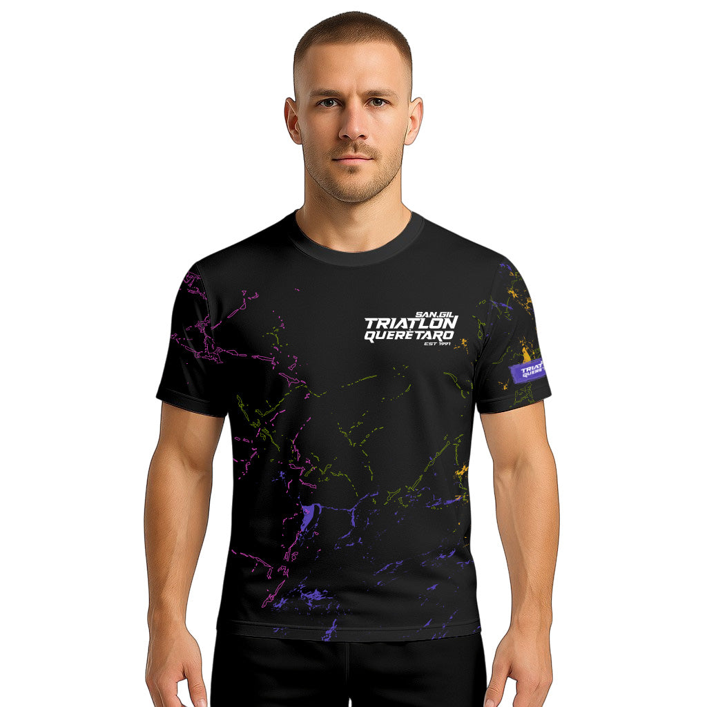 PLAYERA NEGRA SAN GIL CABALLERO