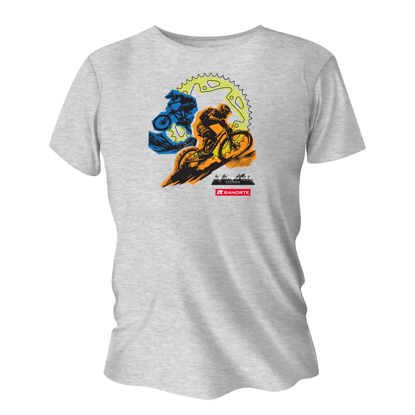 PLAYERA ALGODON GRIS CABALLERO