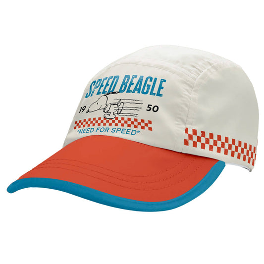 GORRA SUAVE SNOOPY RUN BLANCA