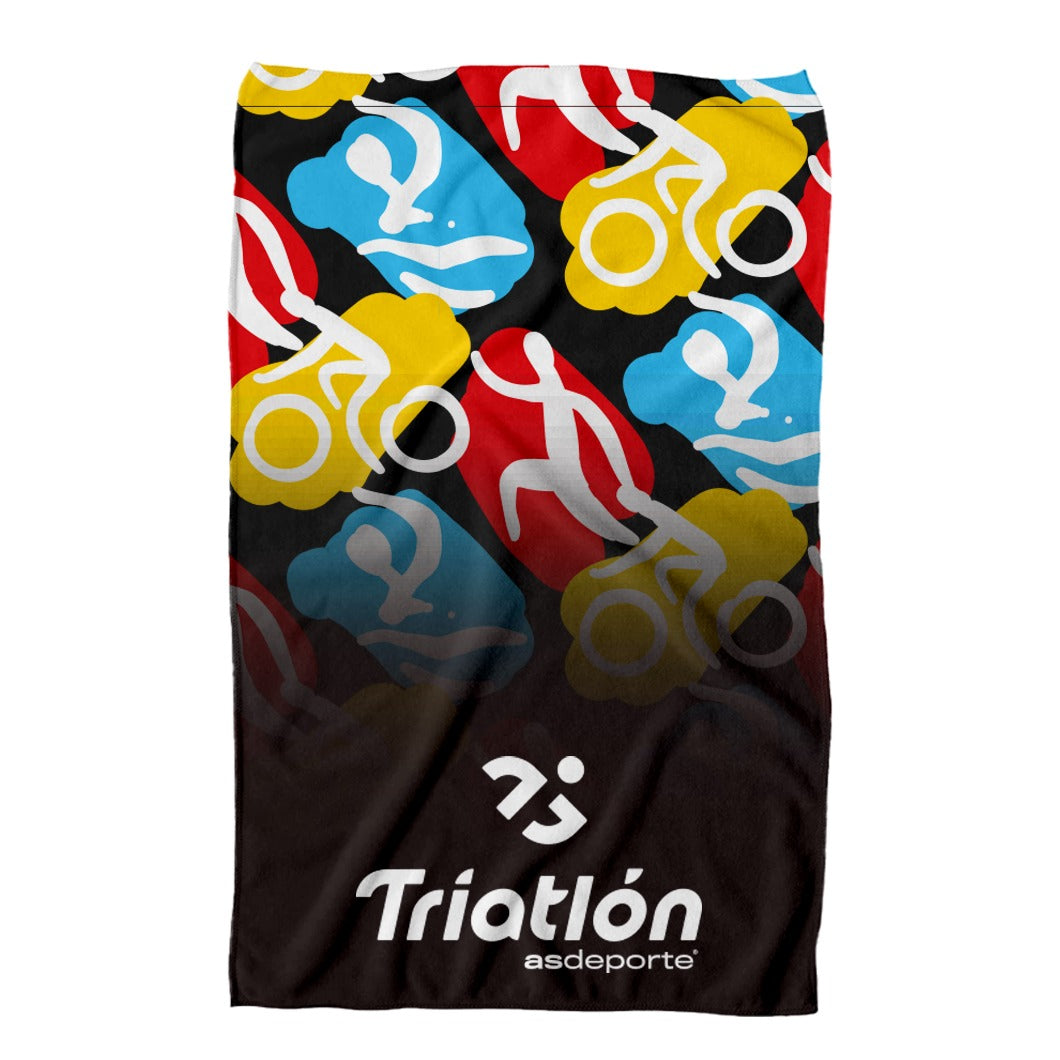 TOALLA TRIATLÓN NEGRO