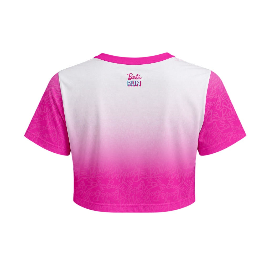 CROP TOP ROSA BARBIE RUN