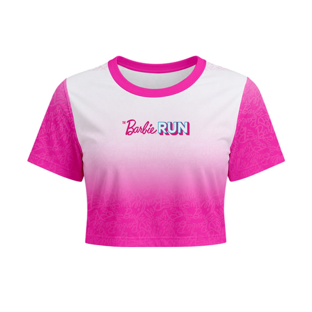 CROP TOP ROSA BARBIE RUN