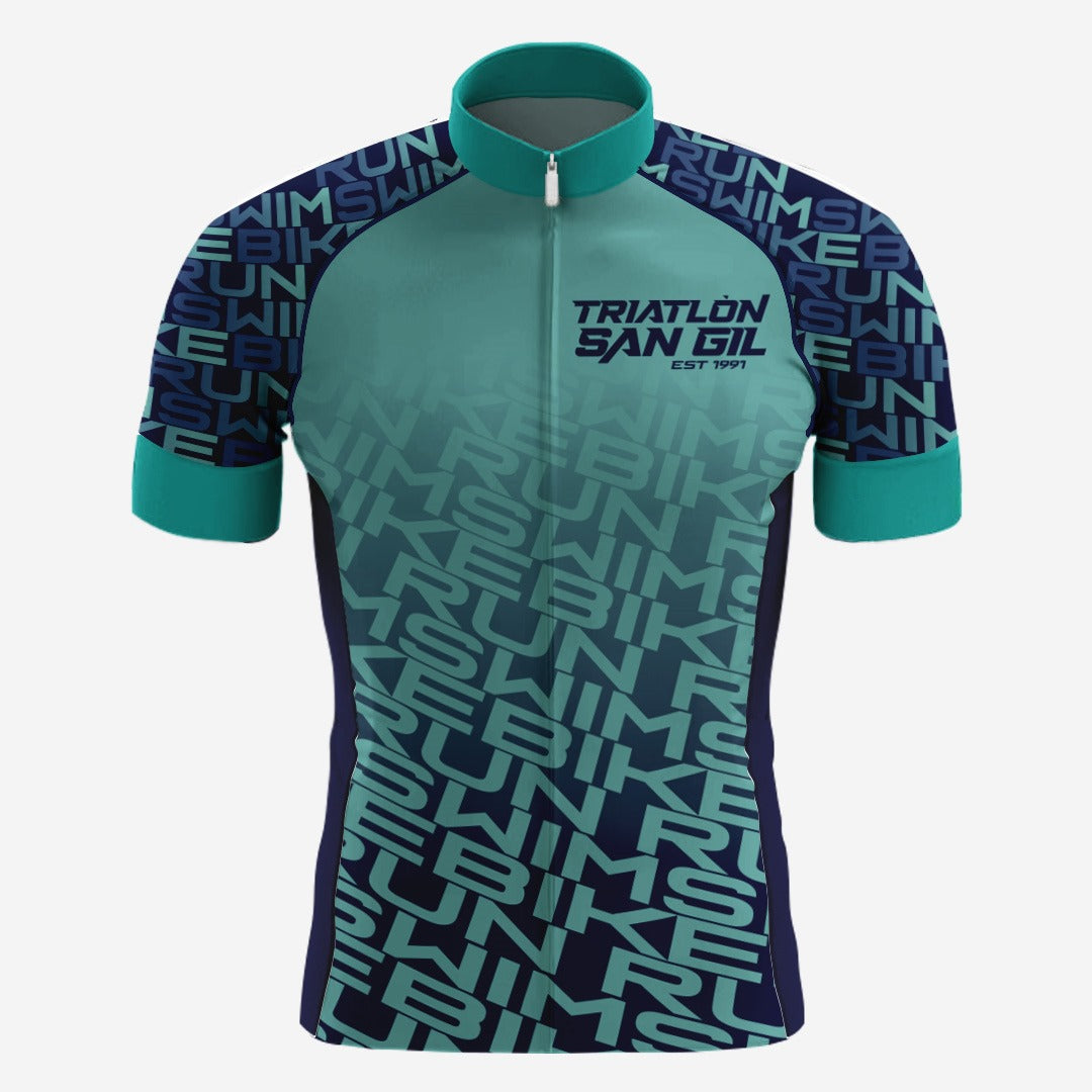 San Gil Cycling Jersey Dama Azul