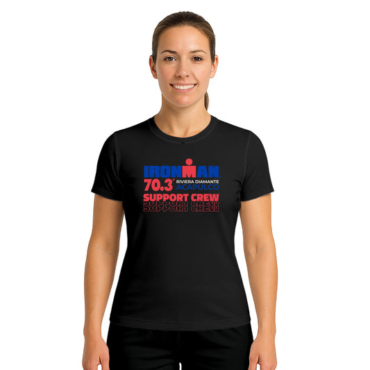 COTTON T-SHIRT SUPPORT CREW ACAPULCO WOMAN