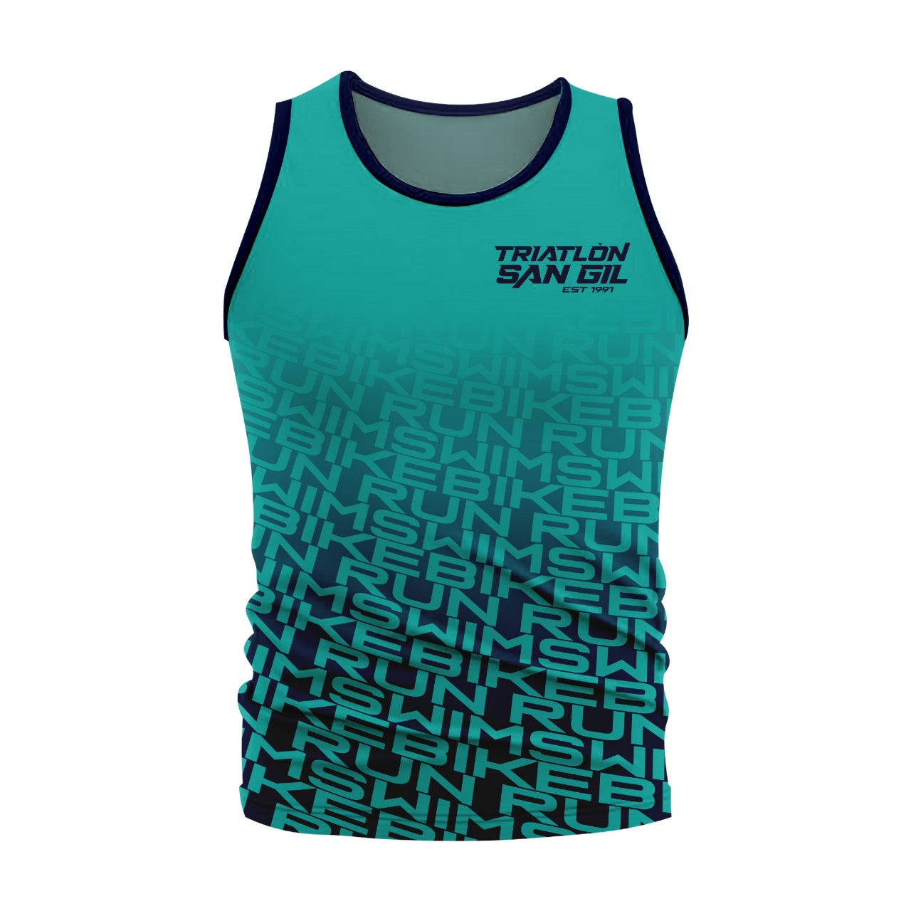 San Gil Tank Tee Caballero Azul