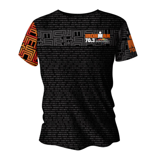 Tech Tee Names Men IM 70.3 Monterrey 2025 Black