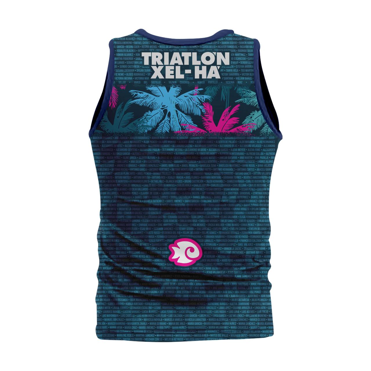 Tank Tee con Nombres Caballero TRIATLON XEL-HA