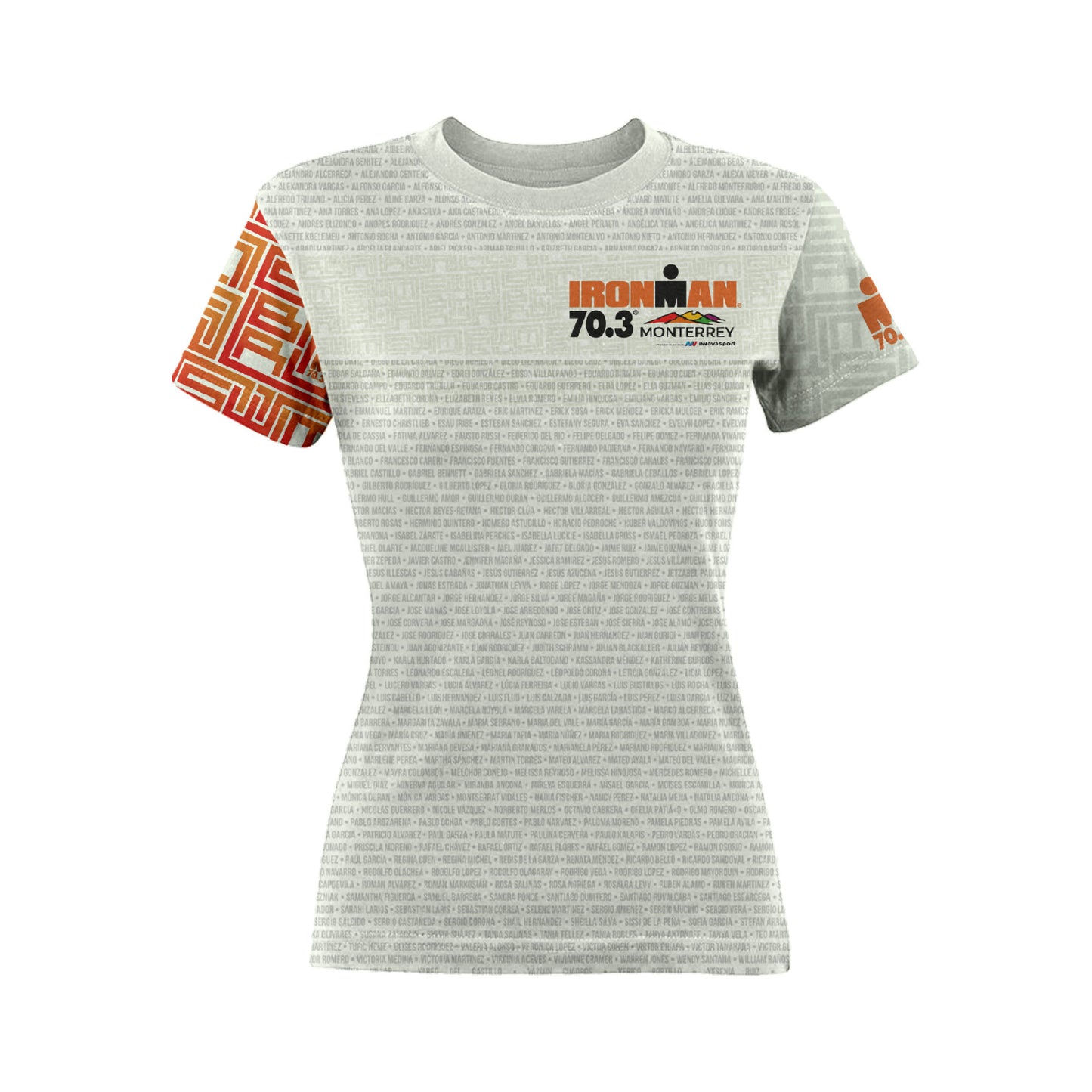 Tech Tee Names Women IM 70.3 Monterrey 2025