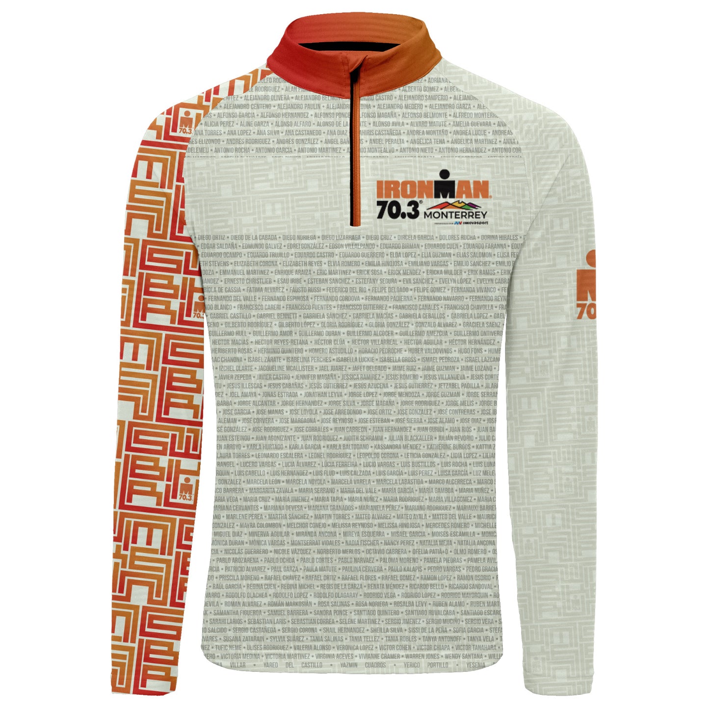 Light Sweatshirt with Names Men IM 70.3 Monterrey 2025