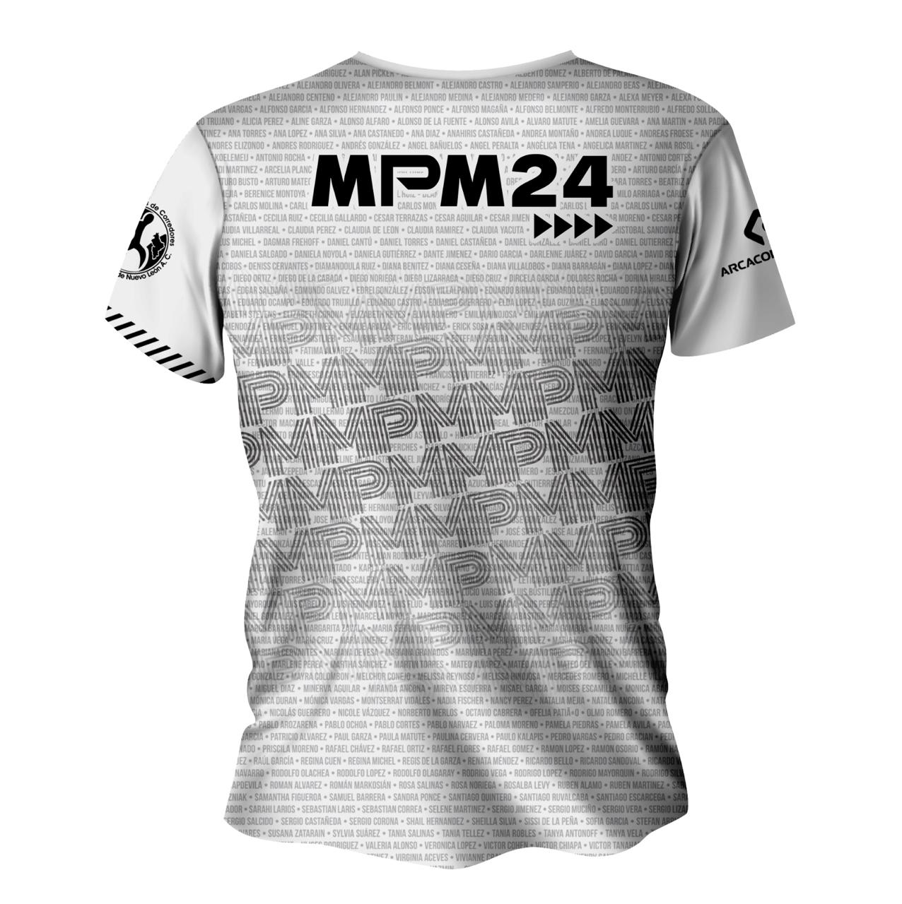 PLAYERA NOMBRE MARATON MTY 24 BLANCA DAMA