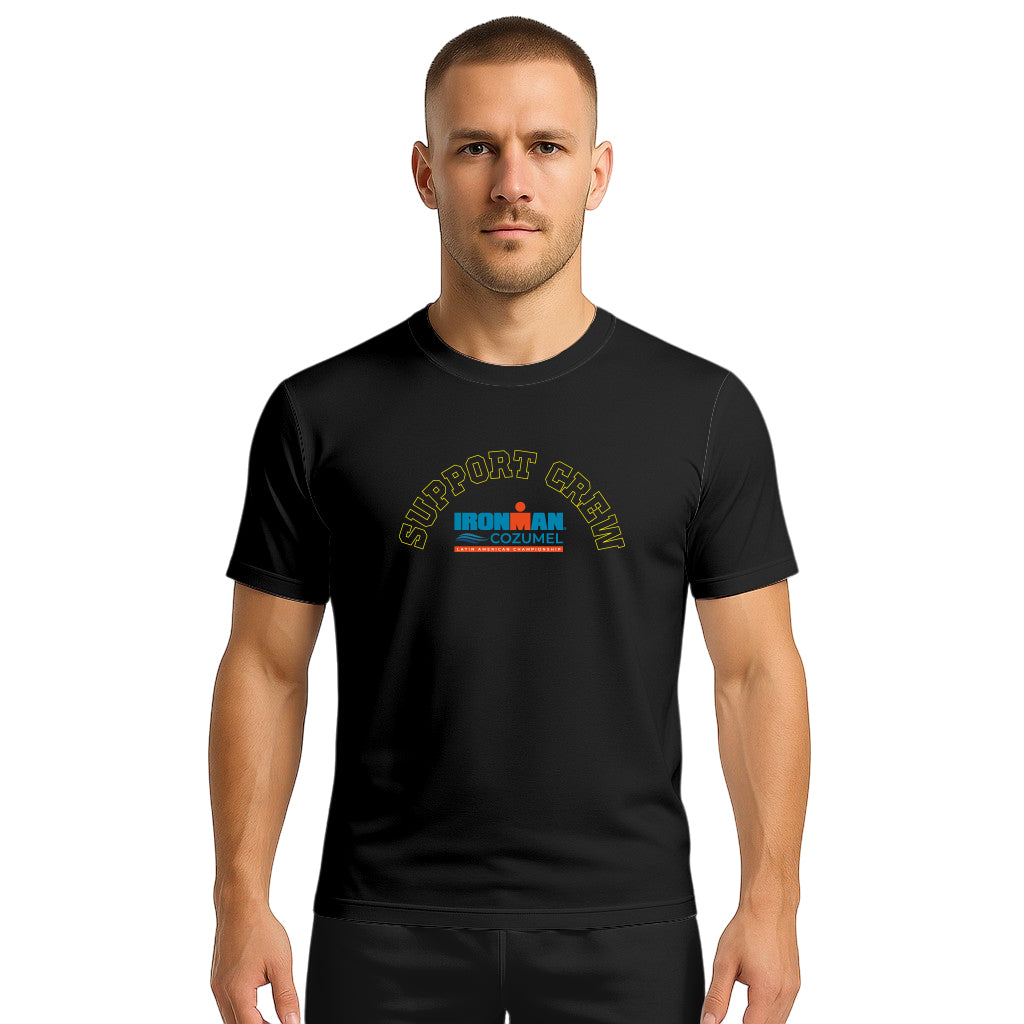 COTTON T-SHIRT SUPPORT CREW LATIN AMERICA SEMICIRCLE MAN