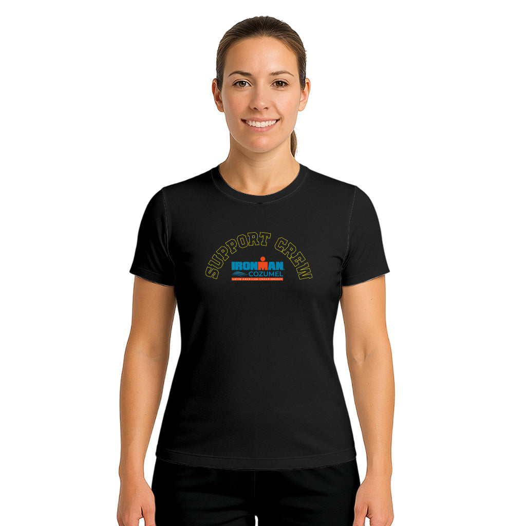 COTTON T-SHIRT SUPPORT CREW LATIN AMERICA SEMICIRCLE WOMAN