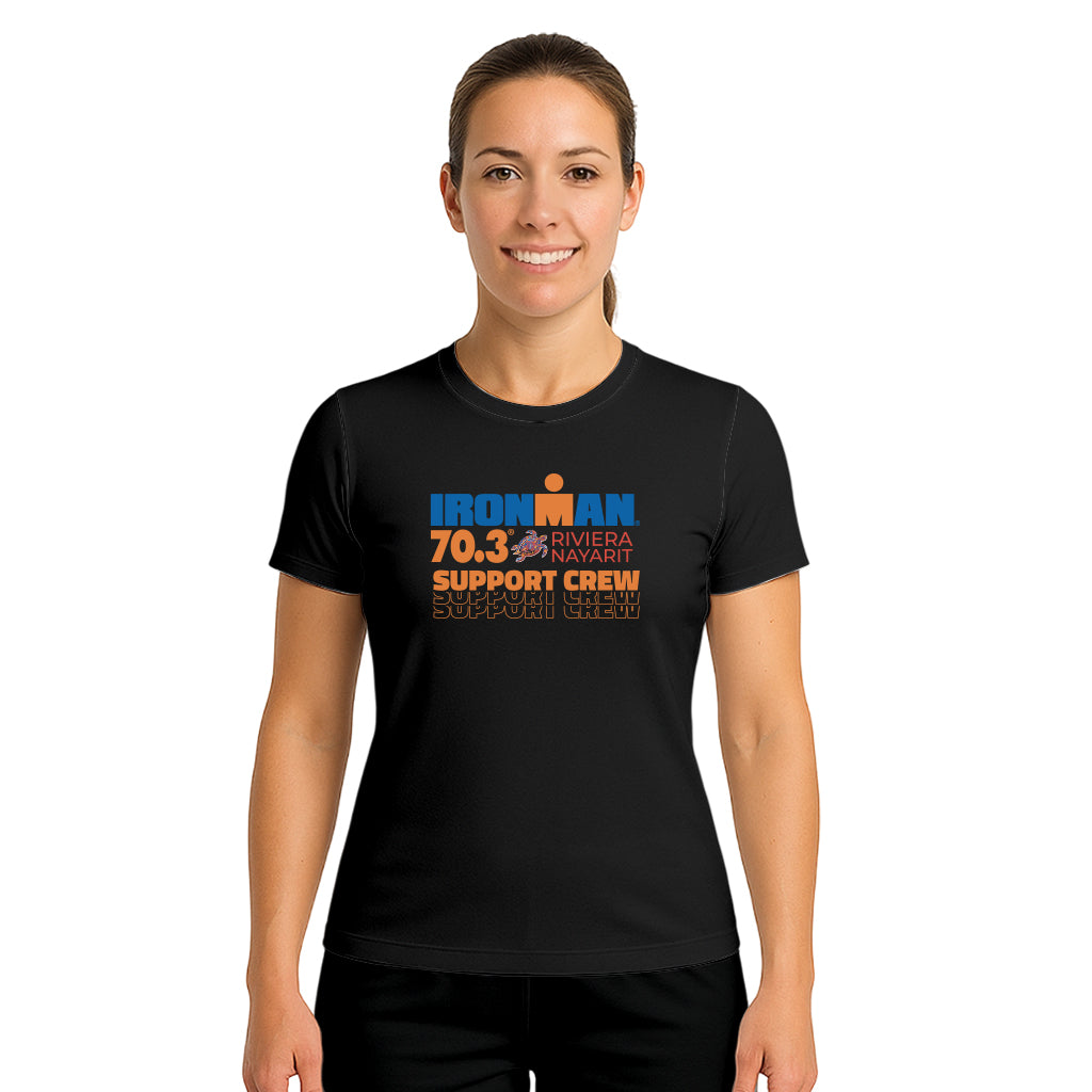 COTTON T-SHIRT SUPPORT CREW RIVIERA NAYARIT WOMAN