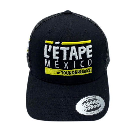 LA ETAPE BLACK EMBROIDERED CAP