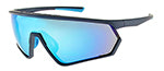 SPORTS SHIELD VENTILATED SPORTS LENS BLUE ITALY