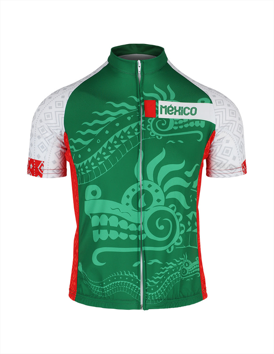 Green Mexico Cycling Jersey Men