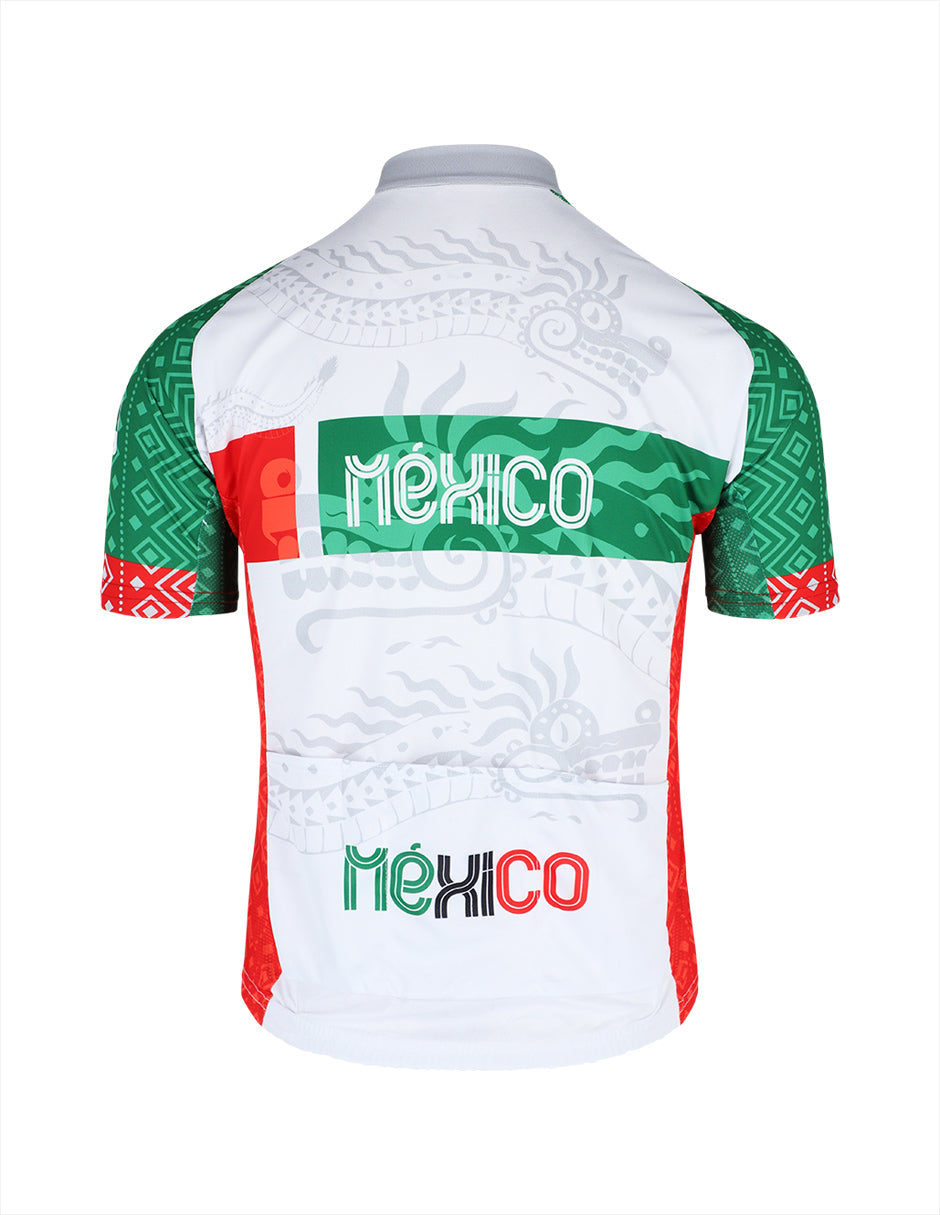 Jersey Ciclismo Mexico Blanco Dama