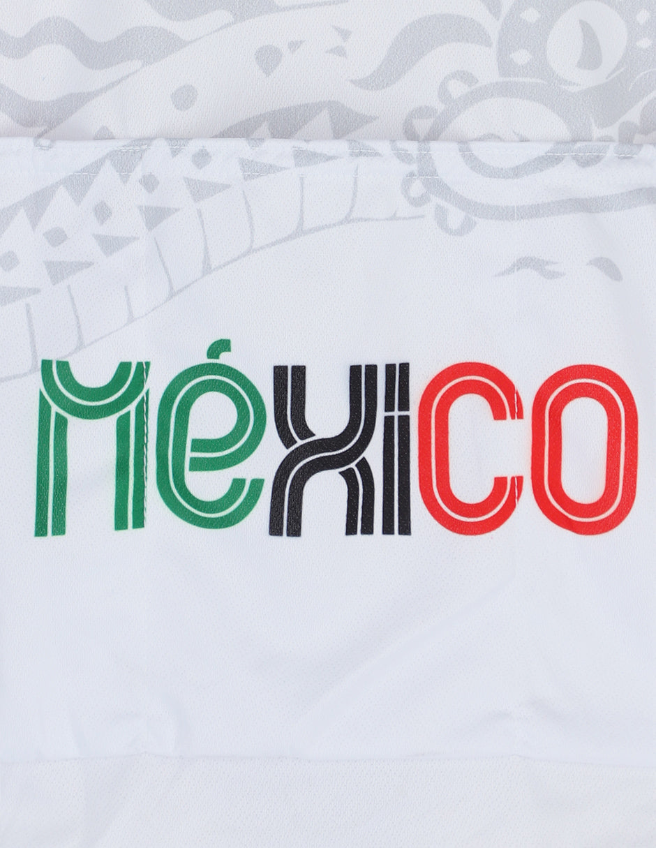 Mexico White Cycling Jersey Men