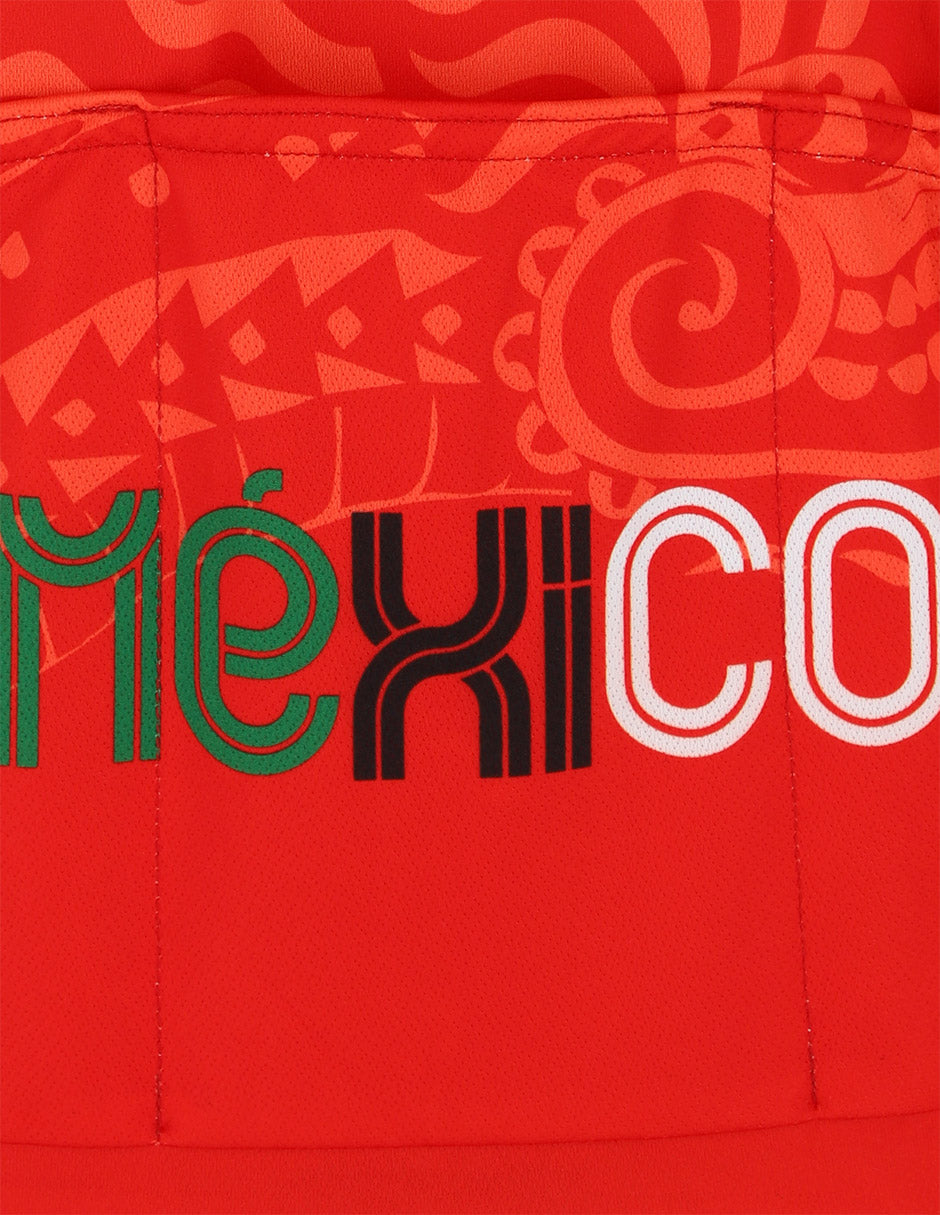 Mexico Red Men's Cycling Jersey