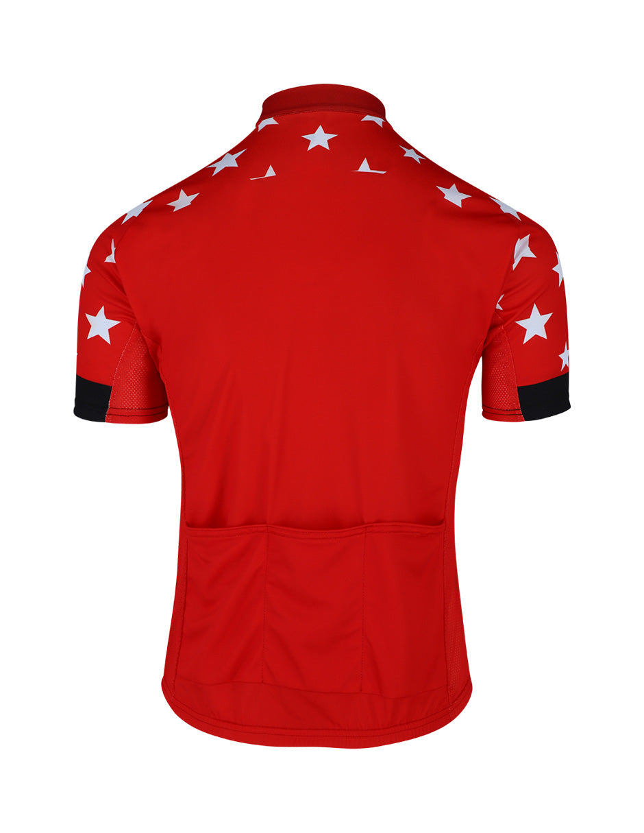 Jersey Ciclismo Cap Ame Rojo Caballero