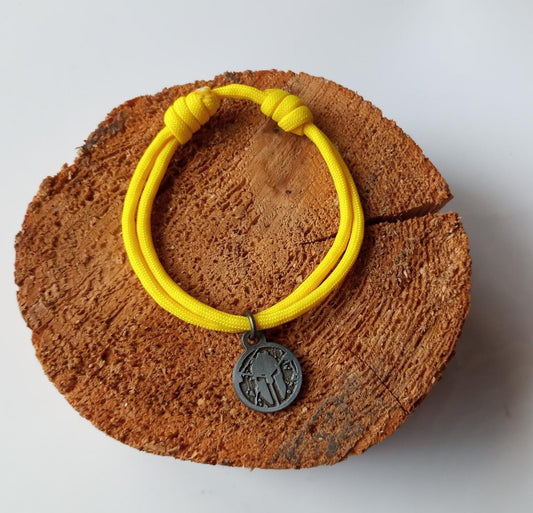 SIMPLE YELLOW PARACORD BRACELET